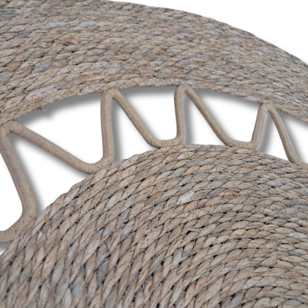 Miniatura 1 de TAPETE ARTESANAL DE YUTE REDONDO 95 CM